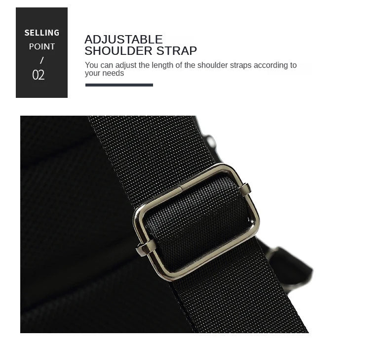 SWISS nuevo bolso de pecho informal para hombre, bolso de hombro impermeable deportivo, bolso cruzado antirrobo, bolso USB de Color sólido a la moda, bolso bandolera