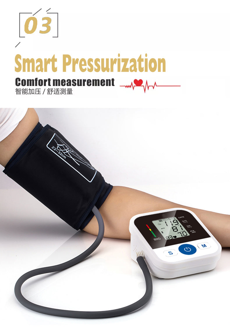 Tensiómetro de brazo, marca Jziki, monitor de tensión arterial. Tensiometro Jziki