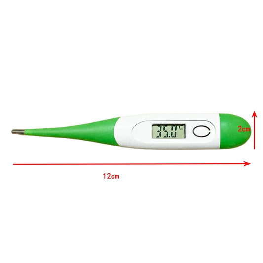 Termómetro electrónico médico veterinario, termómetro Digital Anal para gatos, cabeza suave sin mercurio, medidor de temperatura para perros y mascotas familiares
