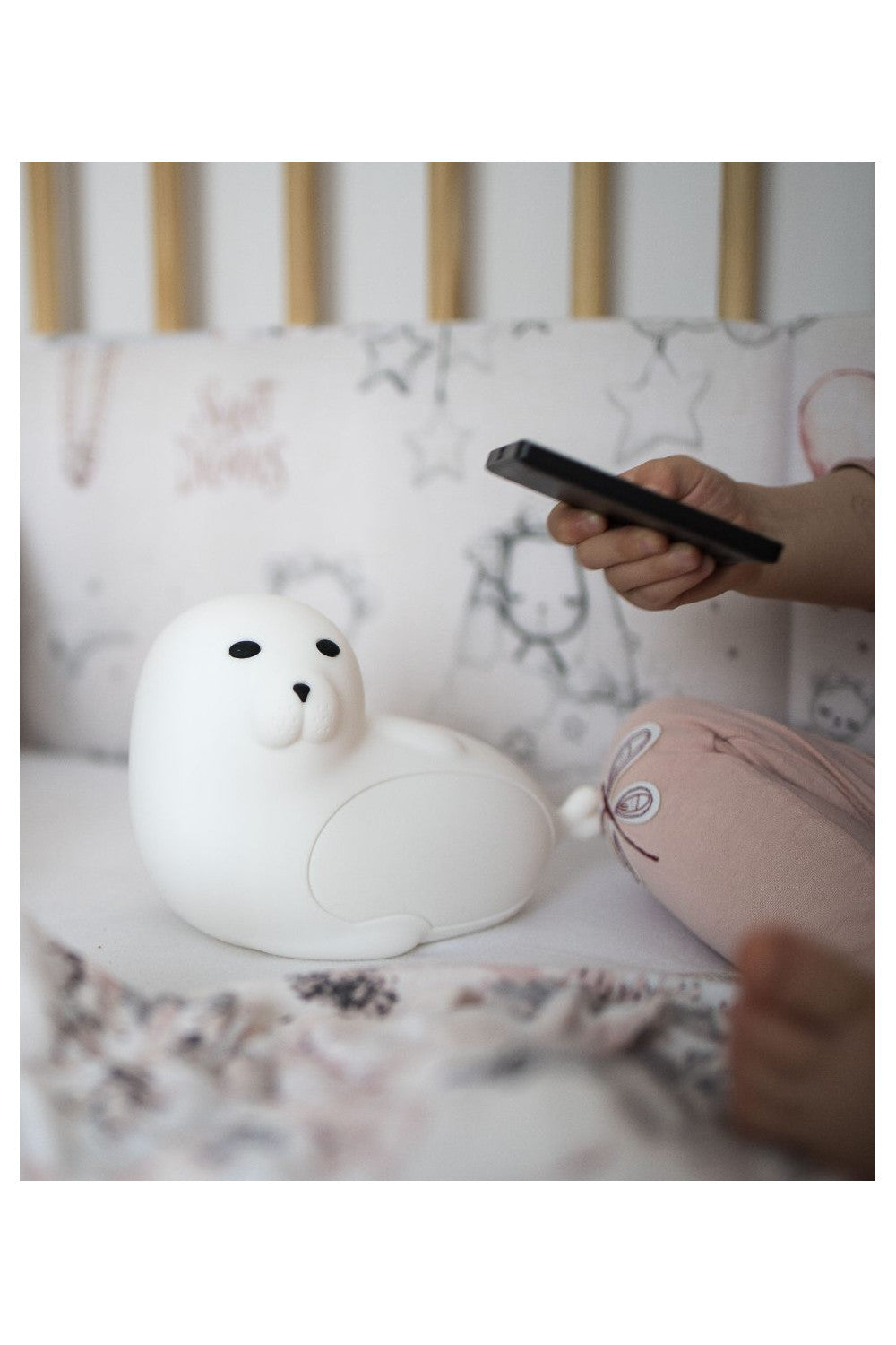 Lámpara Seal de Silicona con Control Remoto - Blanco